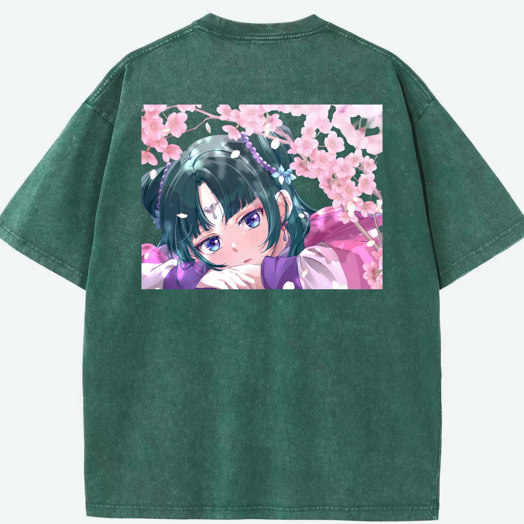 （画像用） 薬屋のひとりごと The Apothecary Diaries 綿100% ヴィンテージ風 半袖Tシャツ（背面プリント）